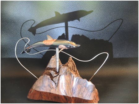 ALAIN VALETTE COUTEAUX - Tire bouchon dauphin