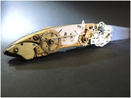 ALAIN VALETTE COUTEAUX ART- CHIMEDE DE CHRONOS (couteau moteur)