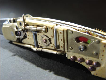 ALAIN VALETTE COUTEAUX ART- CHIMEDE DE CHRONOS (couteau moteur)