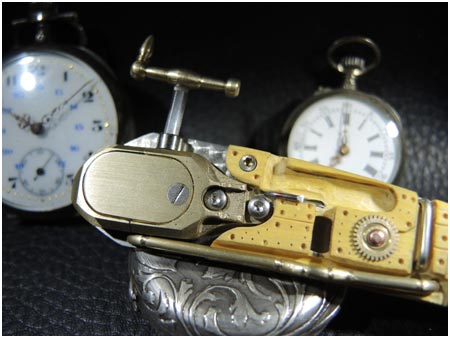 ALAIN VALETTE COUTEAUX ART- CHIMEDE DE CHRONOS (couteau moteur)